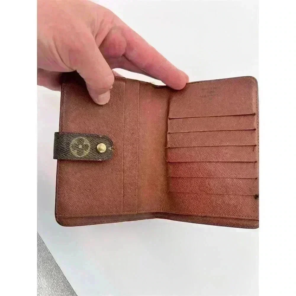 Louis Vuitton Women's Monogram Canvas Wallet Brown Credit Card Holder - Picture 9 of 16